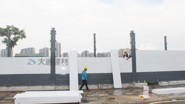 東莞圍擋A款-東莞市高埗鎮裝配式圍擋施工方案-東莞-深圳市大通建材有限公司鋼圍擋生產定制廠家